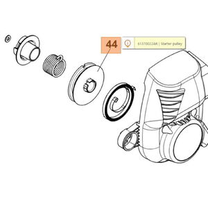 Oleo-mac BC 240 T, BCH 250, HC 265 XP, HC 280 XP  ber&aacute;nt&oacute; k&ouml;t&eacute;lt&aacute;rcsa