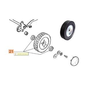 Oleo-Mac LUX 55 TBI első ker&eacute;k